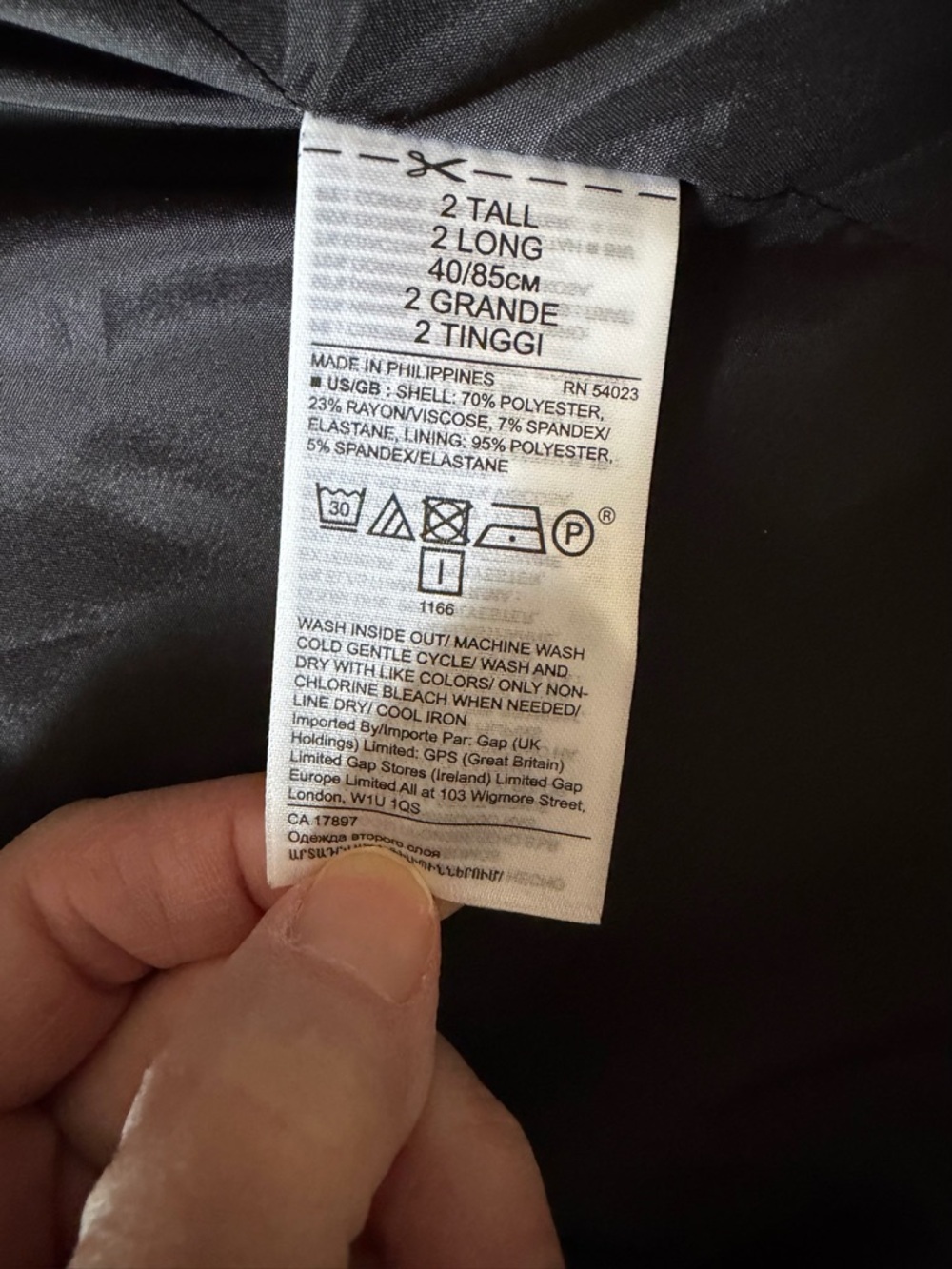 Banana Republic double breasted black blazer size 2 - Picture 15 of 15